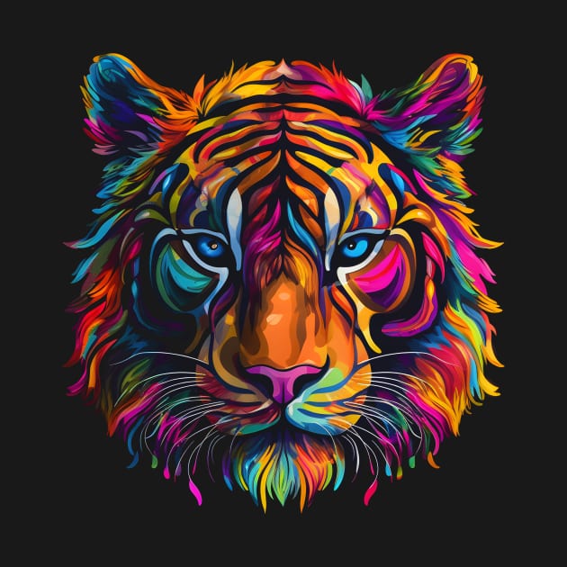 Neon Tiger #3 by Everythingiscute