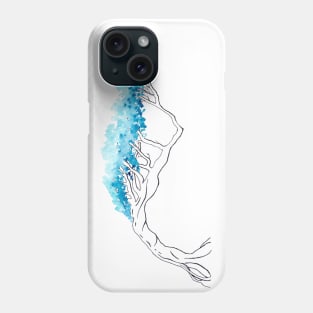 Flexible Akeake Tree Watercolour Painting Phone Case