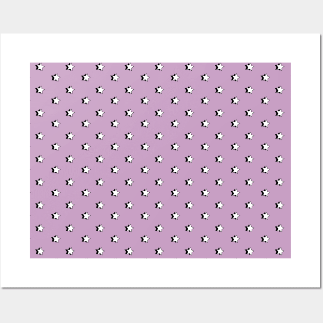 Aesthetic Vsco Pink White Pattern Art Print