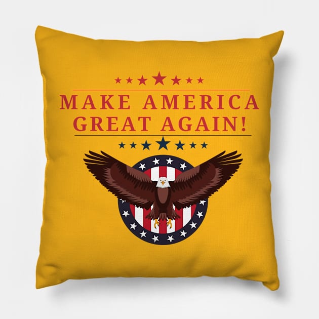 Make America Great Again Pillow by Blumammal