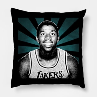 Magic Johnson II Retro Pixel II 70s Pillow