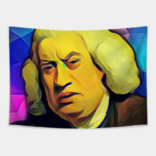 Samuel Johnson Colourful Portrait | Samuel Johnson Artwork 7 Tapestry