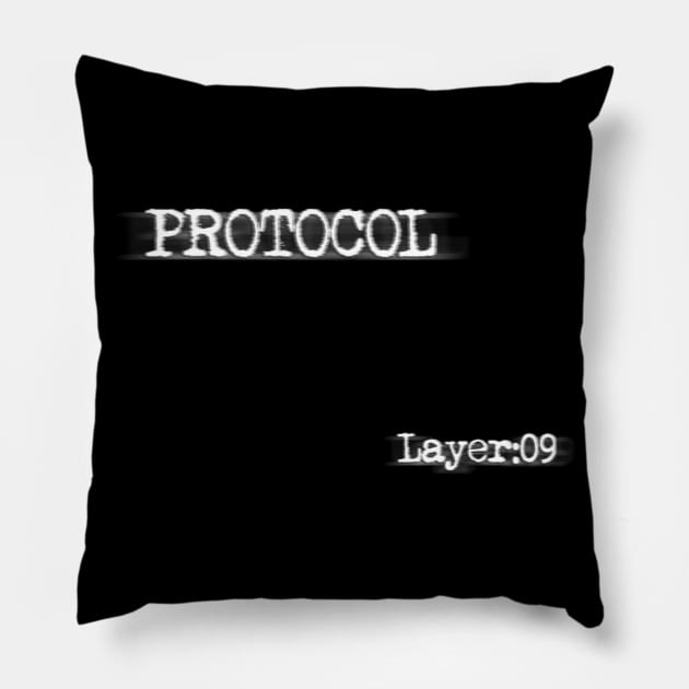 Serial Experiments Lain - Layer:09 Pillow by RAdesigns