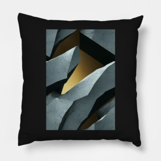 Stylized Granite Stone Pattern Texture #3 Pillow