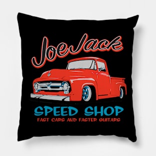 Joe Jack Band Speed Shop Pillow