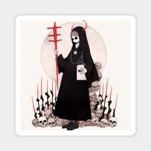 Satanic Priestess Magnet