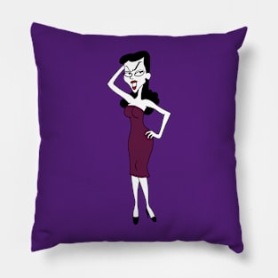 Natasha Fatale - Rocky Bullwinkle Pillow