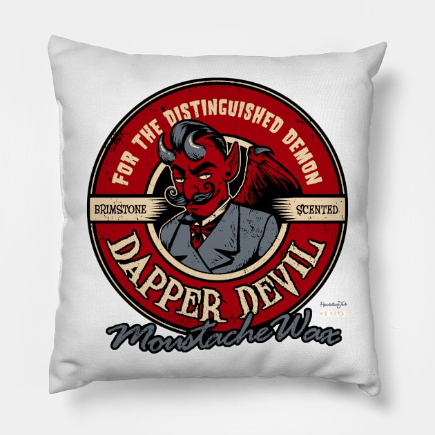 Dapper Devil Pillow by heartattackjack