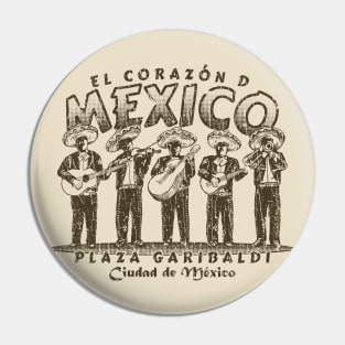 El Corazón d Mexico 1920 Pin