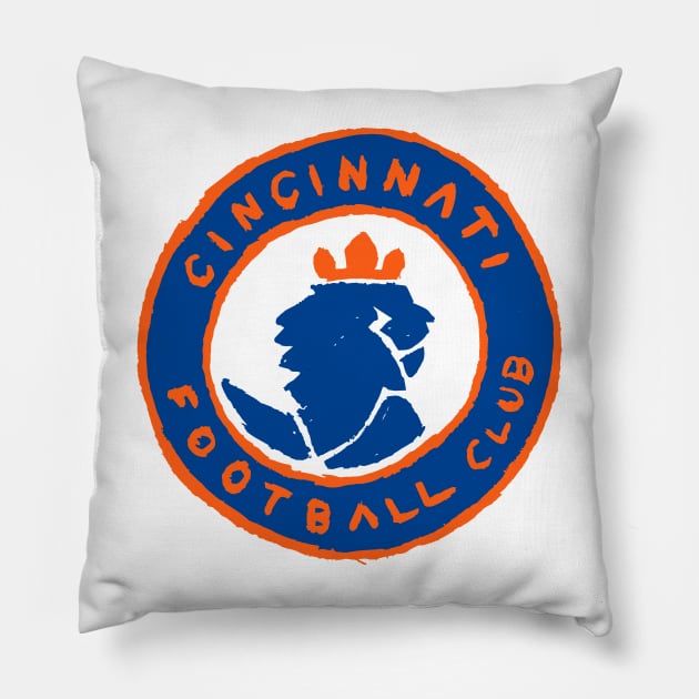 FC Cincinnatiiii 05 Pillow by Very Simple Graph