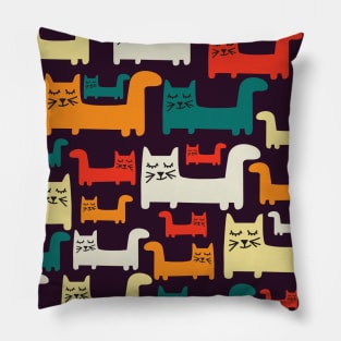 Cats pattern face mask 2020 - cats lovers masks - cats footprint pattern - cat pattern seamless Pillow