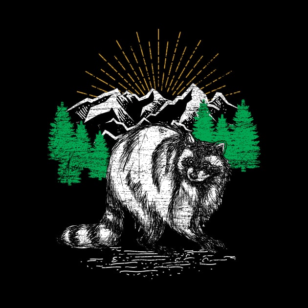 Wildlife Raccoon by shirtsyoulike