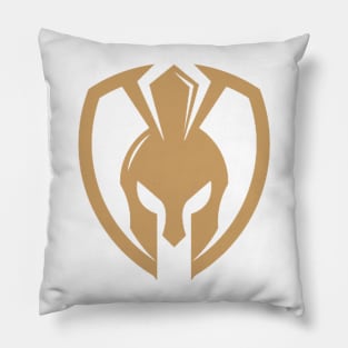 spartan strong mask Pillow