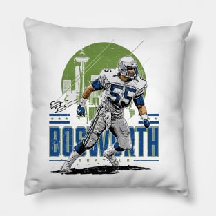 Brian Bosworth Seattle Skyline Pillow