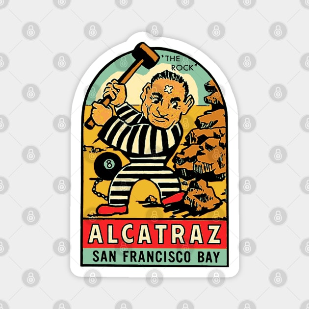 Alcatraz Magnet by Midcenturydave