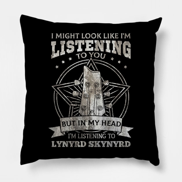 LYNYRD SKYNYRD Pillow by Astraxxx