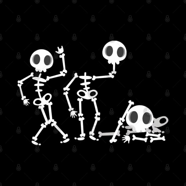 Dancing Skeletons by Nuletto