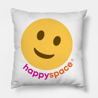 Happy Space Smiley Face - 19 degrees Pillow