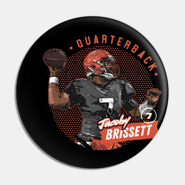 Jacoby Brissett Cleveland Dots Pin by Chunta_Design