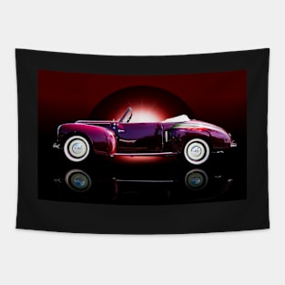 old vintage fiat car Tapestry