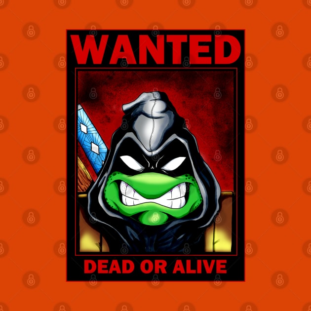 WANTED LAST RONIN TURTLE B by nicitadesigns