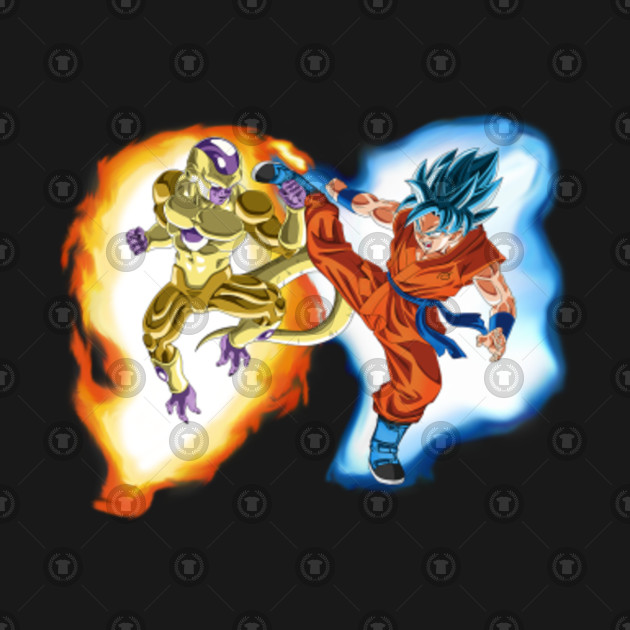 goku ssb vs golden