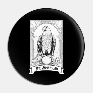 Eagle Tarot Card Pin