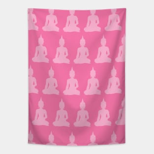 Pink Buddha Pattern Tapestry