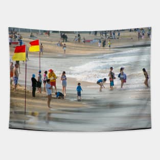 "Swim Between The Flags" - Manly Beach, Sydney, NSW, Australia Tapestry