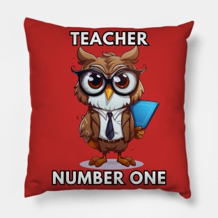 Teacher Number One Gift Pillow