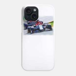 Kimi and Antonio on the race track Phone Case