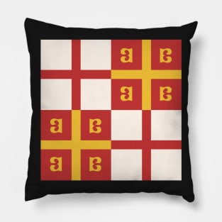 Palaiologos Dynasty - Byzantine Constantinople Flag Pillow