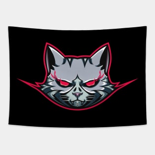 cat mascot for esport logo Tapestry