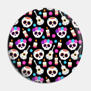 Dia de Muertos, Day of the Dead Pin