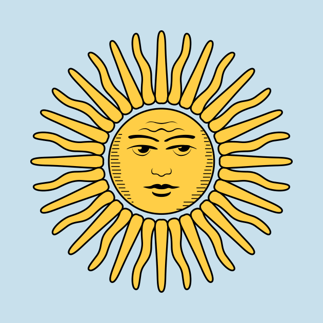 Sol de Mayo - Sun of May - clean design by verde