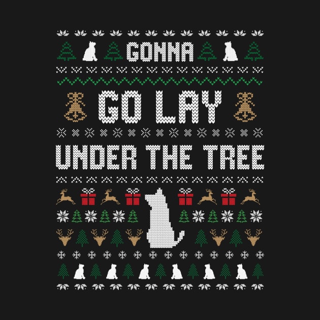 Funny X-mas Christmas Pajama Gonna Go Lay Under The Tree by star trek fanart and more