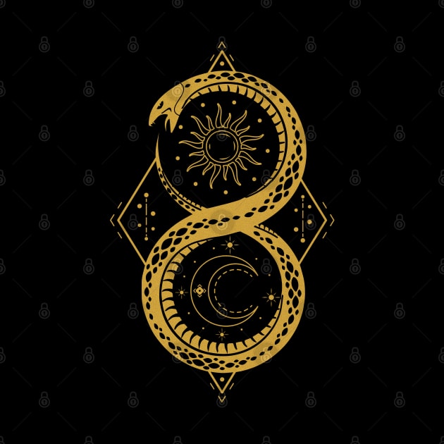 Ouroboros | Pagan Symbol by CelestialStudio