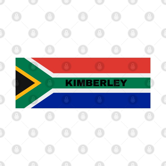 Kimberley City in South African Flag by aybe7elf