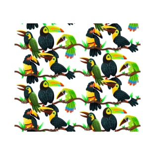 Toucans pattern T-Shirt