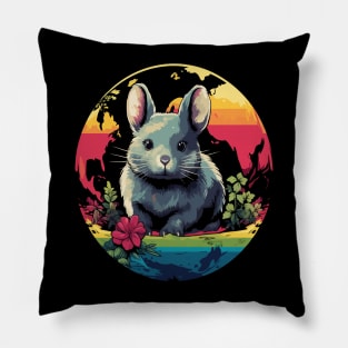 Chinchilla Earth Day Pillow