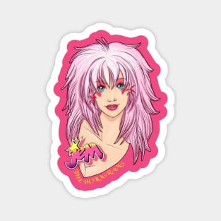 Jem and the holograms t-shirt Magnet