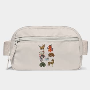 Ugly Medieval Dogs. Funny look at dogs from mythic ancient medieval times. Bag