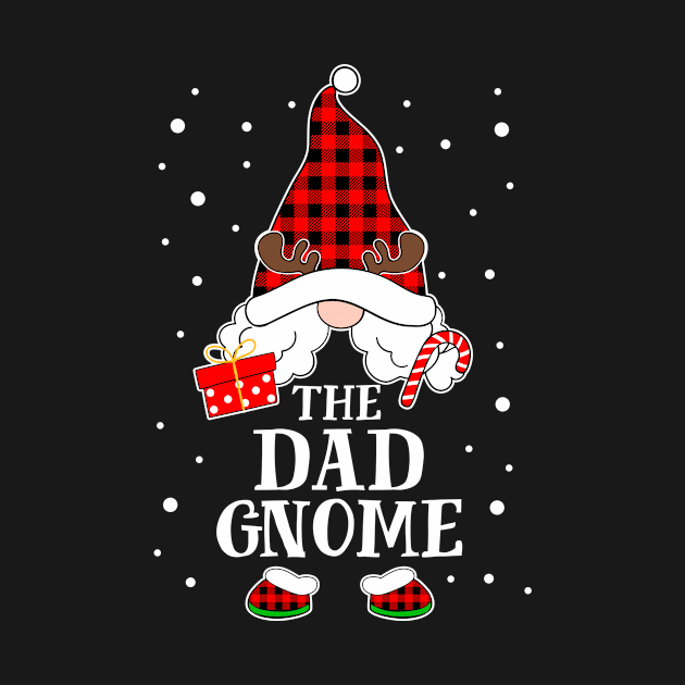 Dad Gnome Buffalo Plaid Matching Family Christmas Pajama by paveldmit