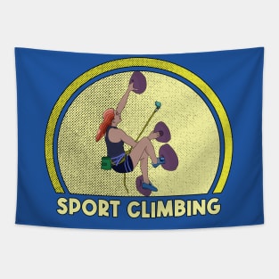 Sport Climbing Tapestry