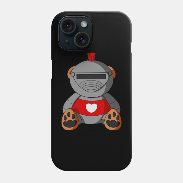 Knight Teddy Bear Phone Case by Alisha Ober Designs