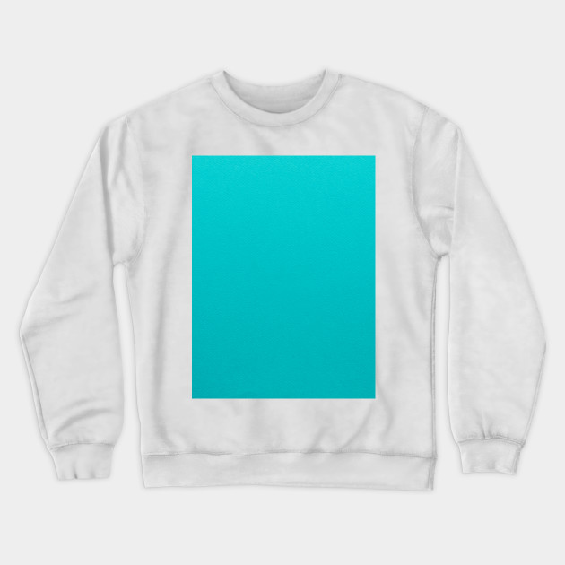 turquoise crew neck sweatshirt