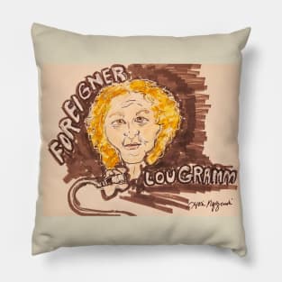 Lou Gramm  Foreigner Pillow