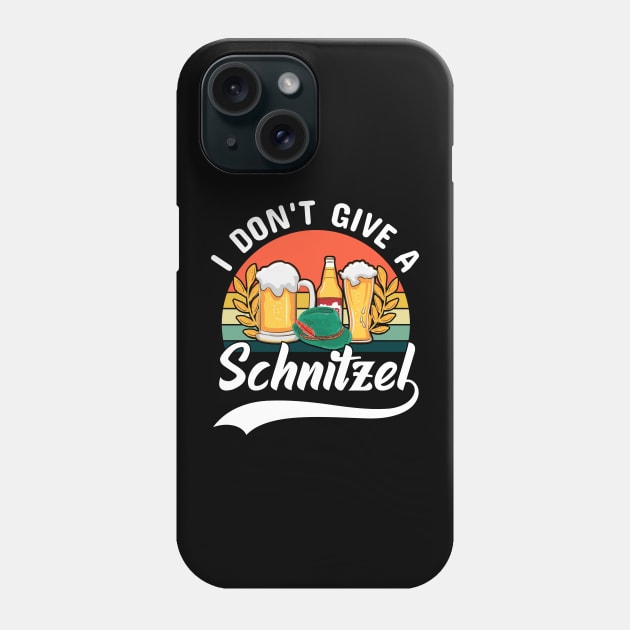 I don't give a Schnitzel Phone Case by Myartstor 