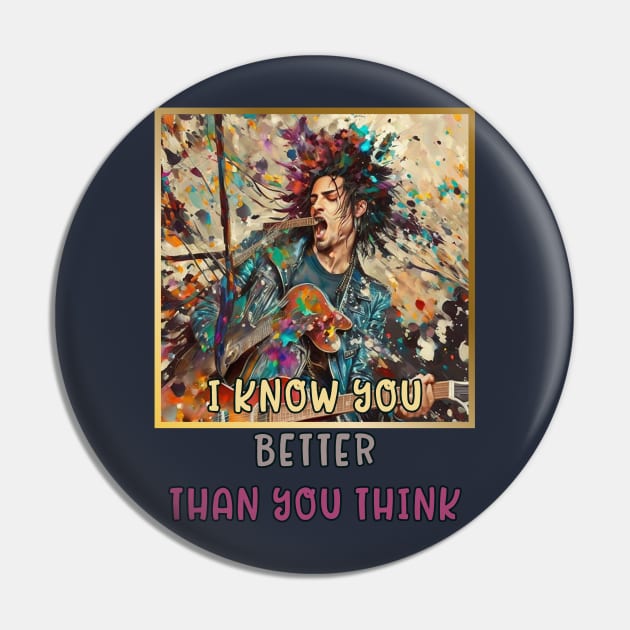 I know you BETTER than you think (rock star) Pin by PersianFMts