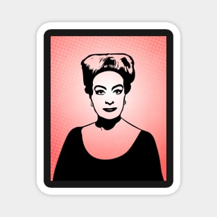 Joan Crawford | Hollywood Royalty | Pop Art Magnet